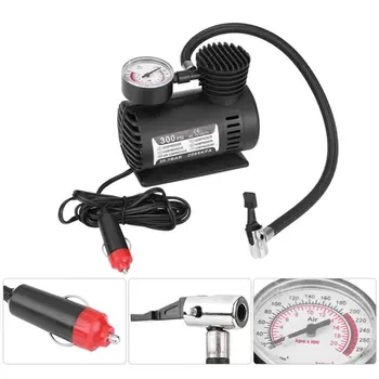 

Mini Air Pump 12V Car Air Pump Tire Air Pump Car Mini Emergency Air Pump Locomotive Auto Car Accessories