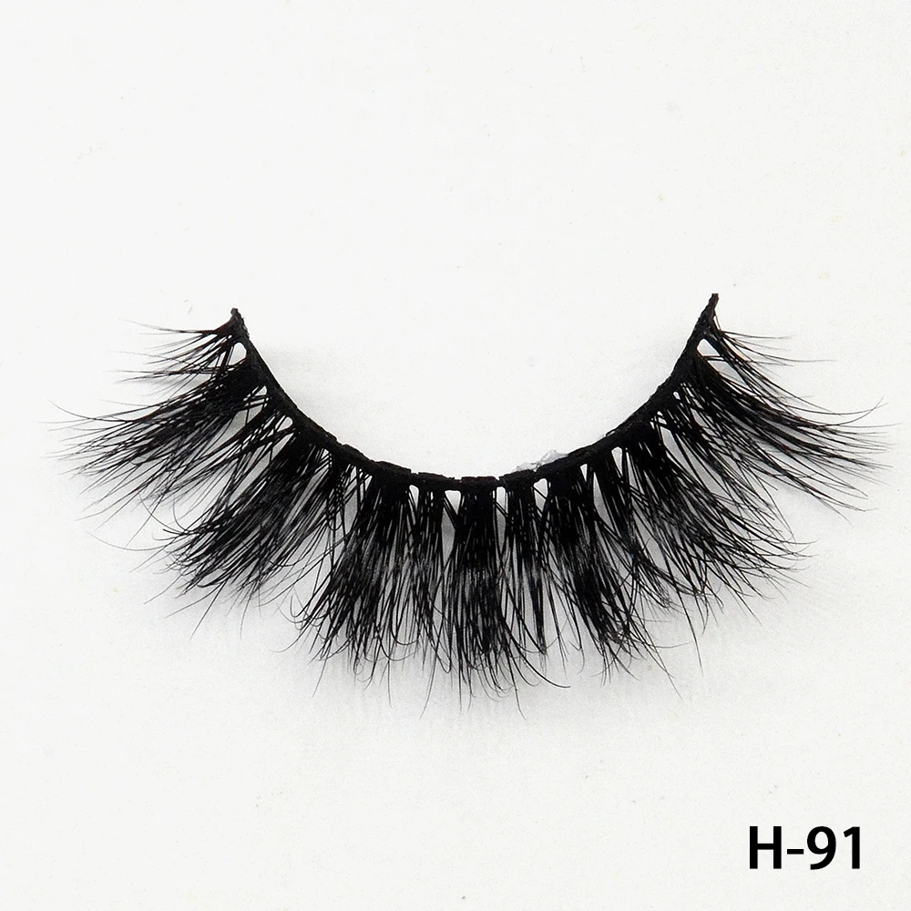 

100% 5d Individual Mink Eyelashes Wholesale With Customized Eyelash Packaging Box