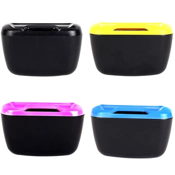 

Car portable universal travel car mini hanging trash can