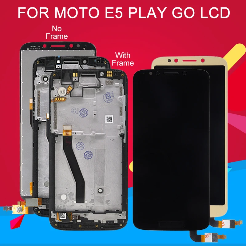Dinamico 5 84 &quotдля Motorola Moto E5 Play Go LCD с сенсорной панелью стеклянный экран дигитайзер в