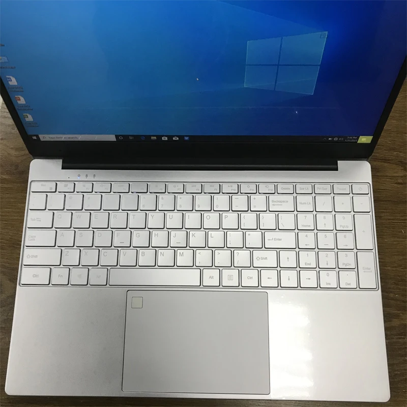 Fingerprint function 15.6 inch Student Laptop DDR4 12GB RAM 128GB 256GB 512GB 1TB SSD Intel Celeron J4105 Windows 10 Computer