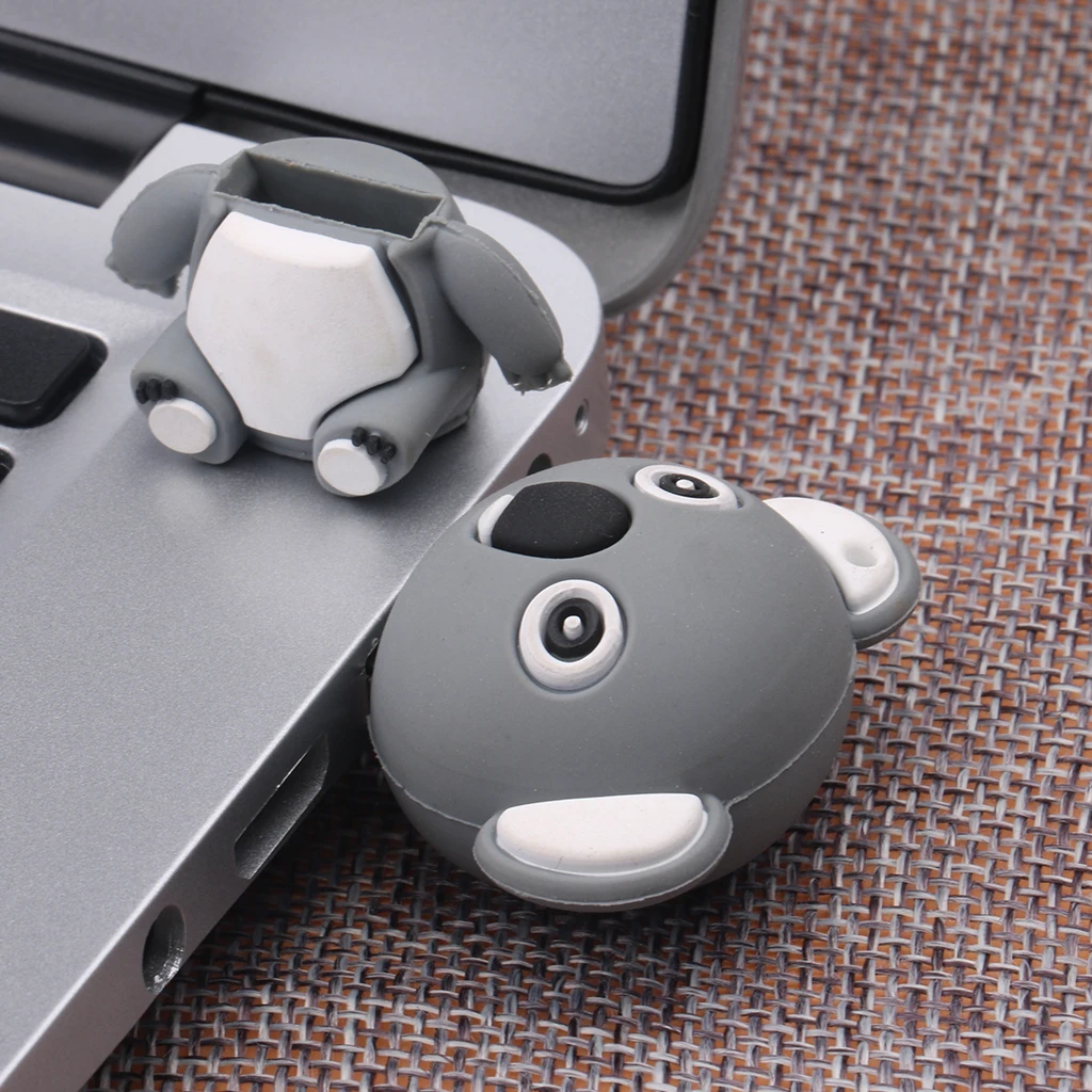 Портативный модный серый стиль Koala USB металлическая флэш память большой палец 8