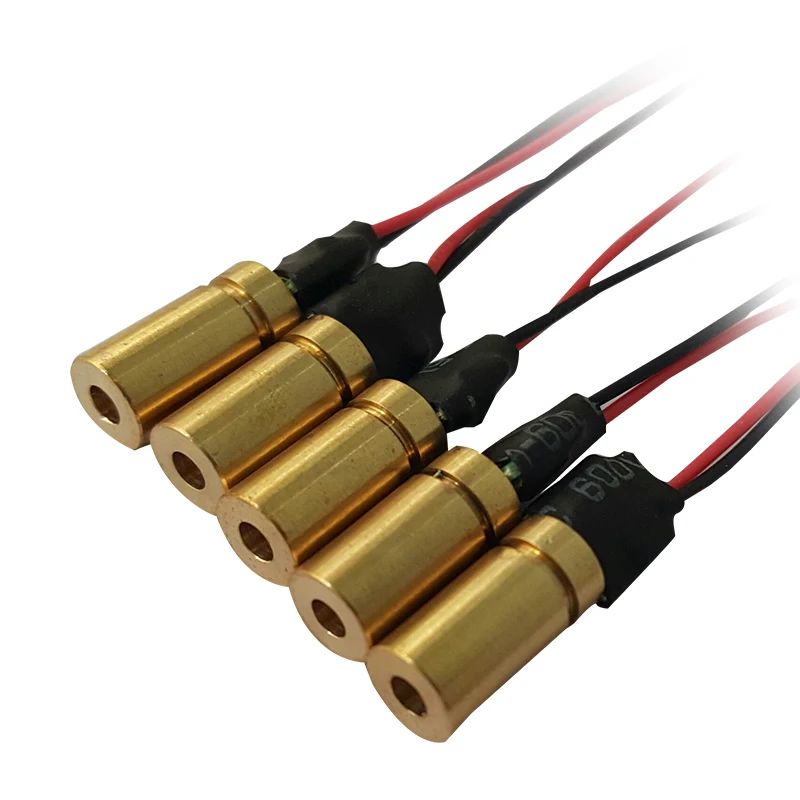 High quality 650nm 5mw red dot laser module low power laser sight pointer PM2.5 Laser Head for Air Detection Customizable size