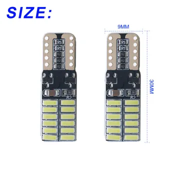 

Lamp LED Light Replacement Parts Auto 4Pcs Ultra thin Super bright DC 12V