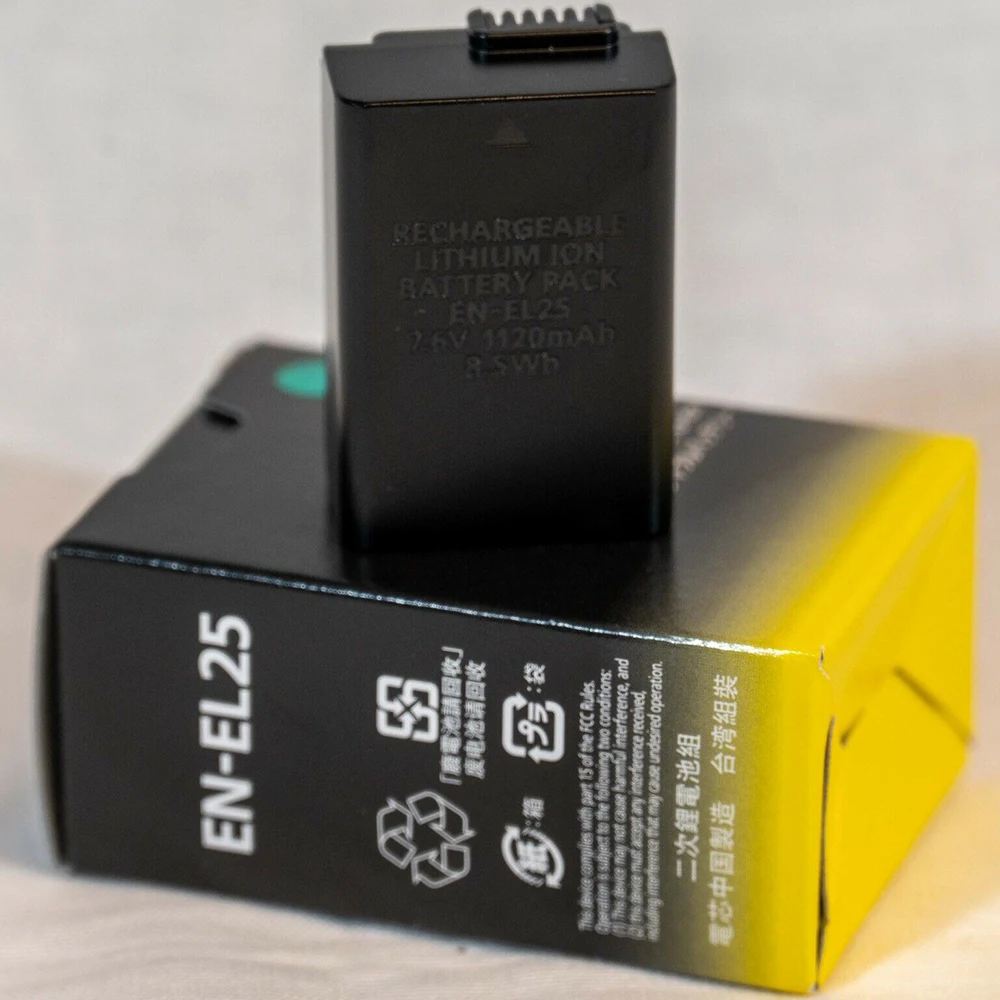 Original 1120mAh EN-EL25 Battery For Nikon Z50 ZFC MH-32 | Электроника