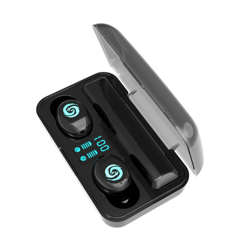 F9, Bluetooth 5,0, наушники, 8D, стерео, беспроводные наушники, спортивные, водонепроницаемые, свободные руки, наушники, гарнитура с 2000 мАч, внешний аккумулятор