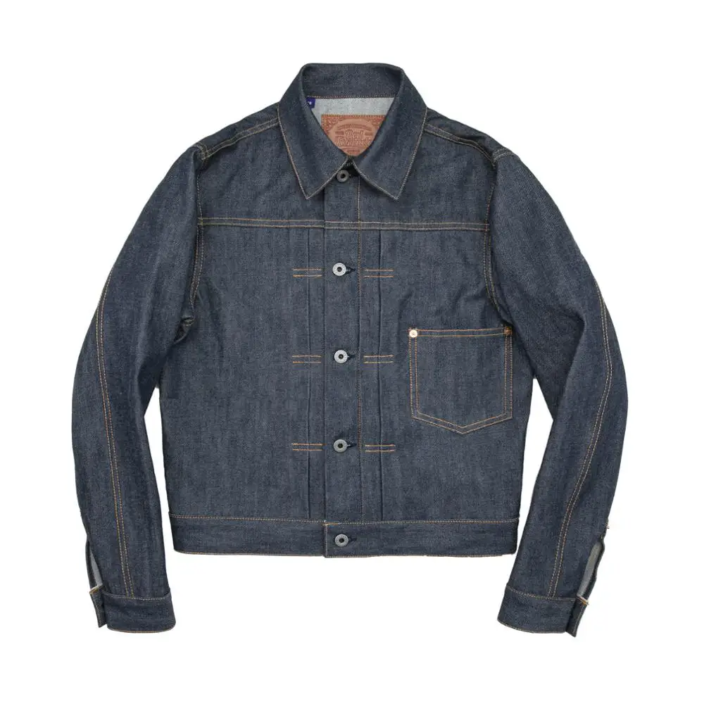 TYPE1 0001 Read Description Big Size 14oz High Quality Cotton Denim Jacket Casual Stylish Raw Unwashed