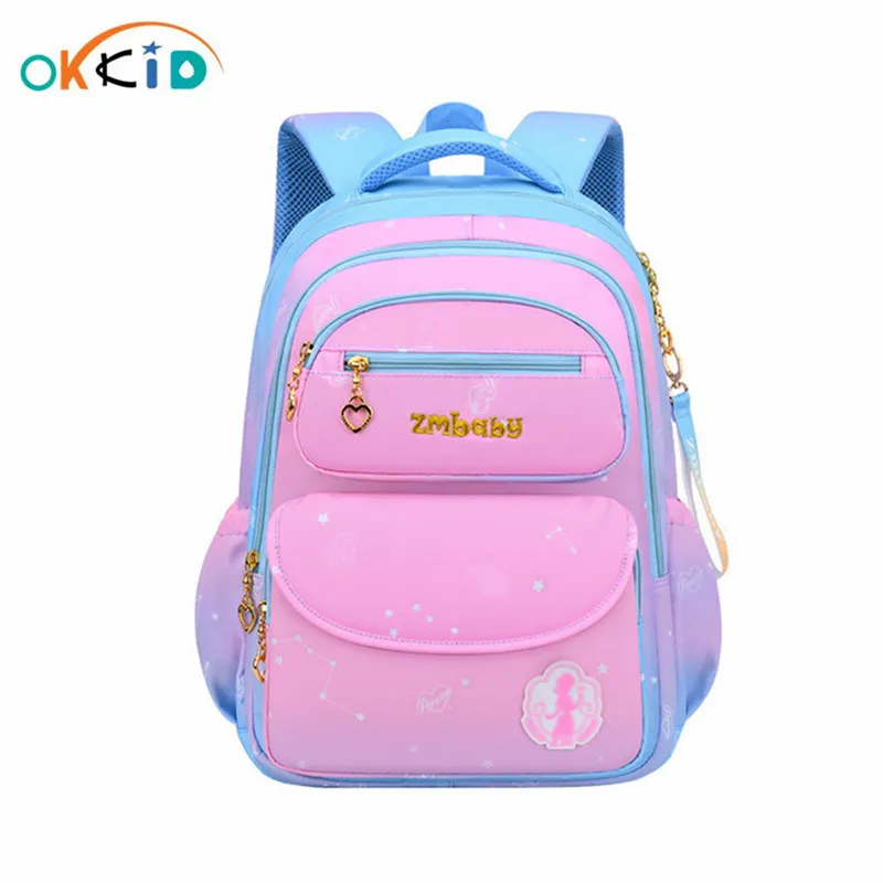 Primary-School-Bags Student Backpack OKKID Book-Bag Girls Waterproof Fashion for Cute
