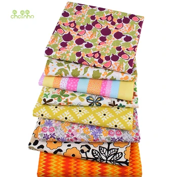 

8pcs/Lot,Plain Cotton Fabric,Patchwork Cloth,Orange Series Of Handmade DIY Quilting&Sewing Crafts,Cushion,Bag Textile Material