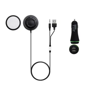 

Bluetooth 4.0 Hands Free Car Kit with 3.5mm Aux Jack New