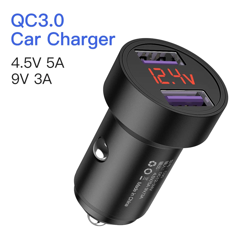 KUULAA Quick Charge 3,0 USB Автомобильное зарядное устройство для iPhone Xiaomi samsung huawei SCP QC3.0 QC Быстрая зарядка автомобильное зарядное устройство для мобильного телефона - Тип штекера: QC 3.0