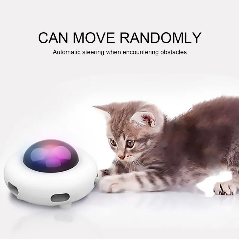 

Cat Toys Intelligent Electric For Cat Dog Automatic Walk Interactive Toy For Kids Pets Infrared Sensor Toy Pet Accessories