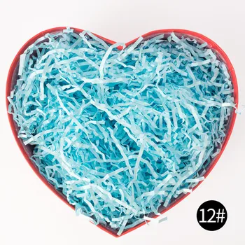 

1000g/Bag color raffia paper silk fold wavy shredded paper gift box filler kraft paper Lafite rugosa Craft paper wedding decor