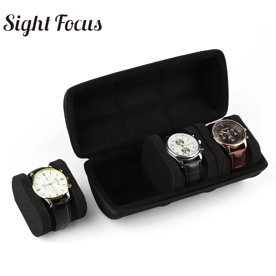 Hard 5 slots Watch Organizer Wrist Watch Box Travel watches storage Boxes Holder Organizer Outdoor EVA Box Portable