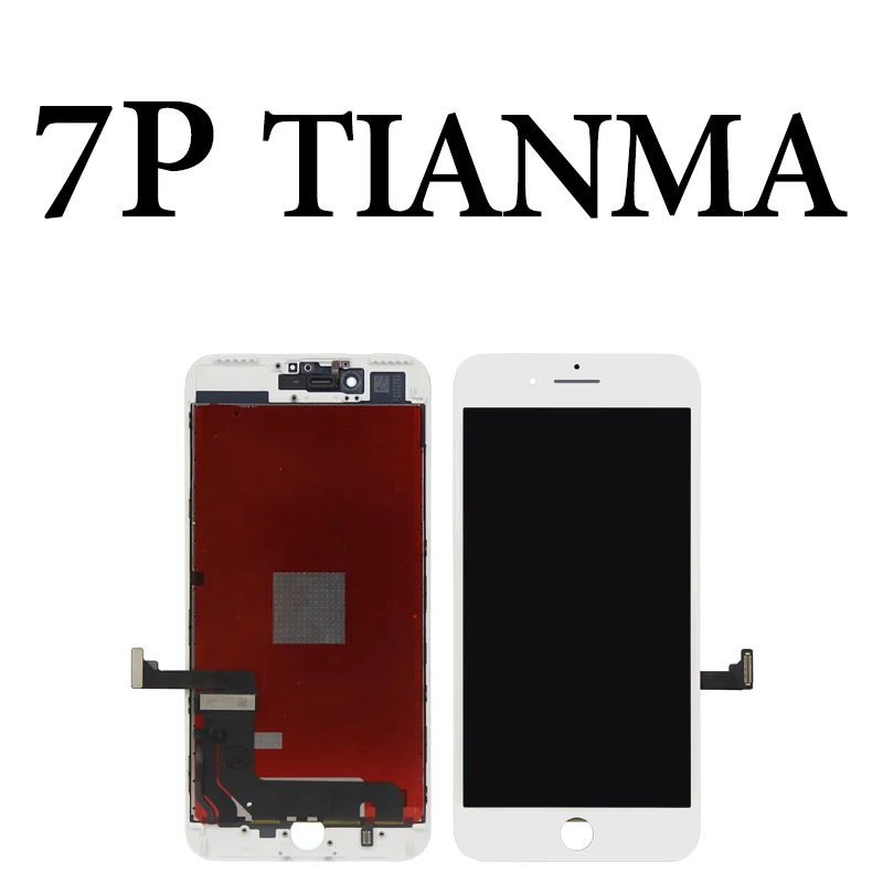 for iphone 7P white Премиум Версия Tianma для iPhone 5S, SE 6 6S Plus 7 8 Plus ЖК сенсорный экран Стекло сборка Бесплатный подарок без битых пикселей - Цвет: for iphone 7P white