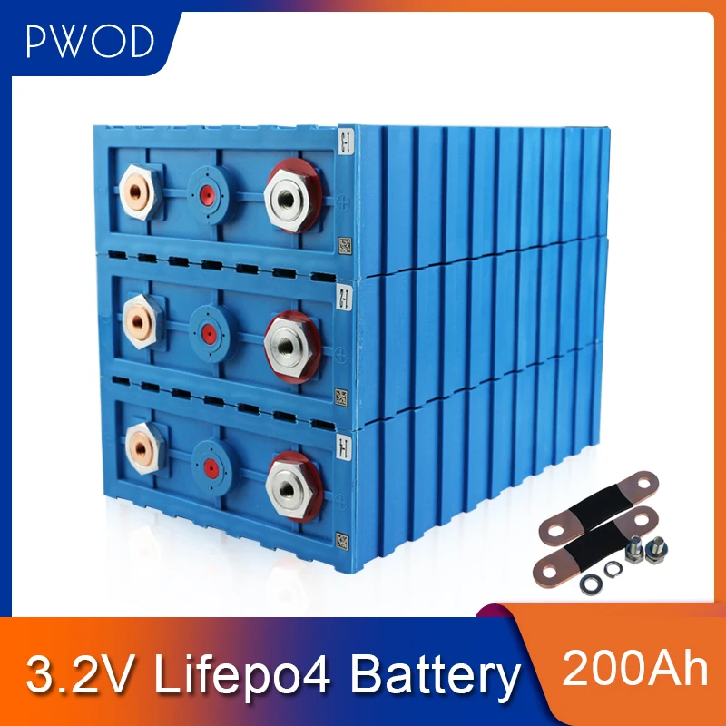 PWOD 2020 Новый CALB 48 шт 3 2 V 200ah класс A LiFePO4 батарея 12V 24V 48V 72V 96V DIY Солнечная/лодка R/V/EV cell