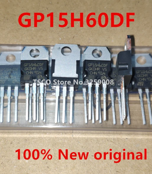 

2019+ GP15H60DF STGP15H60DF 15A/600V 100% new original 10pcs