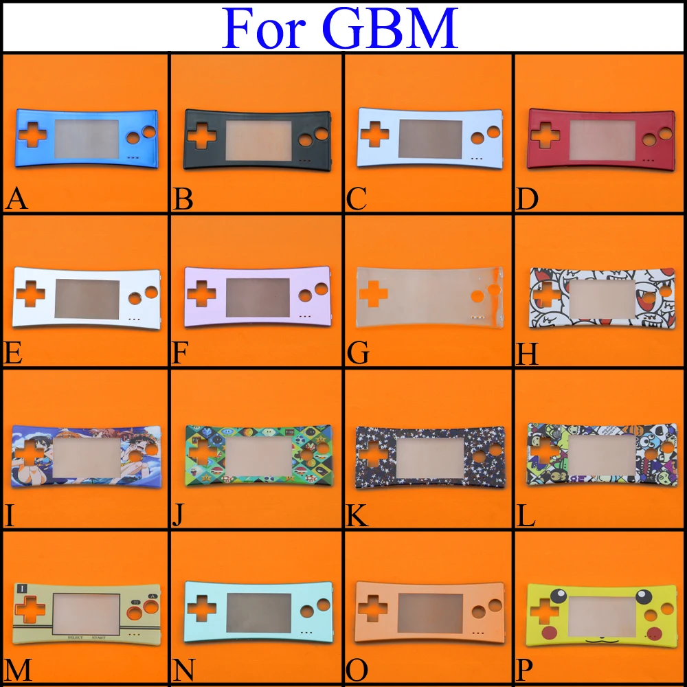 YuXi для GameBoy микро покрытие Модный Стильный чехол передней панели системы GBM