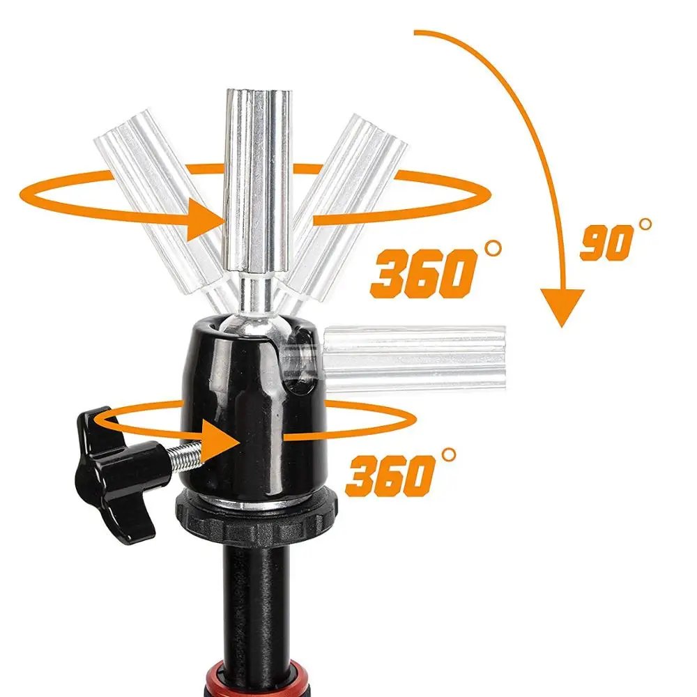 검은 다기능 마네킹 삼각대/카메라 스탠드 캔버스 블록 훈련 인형 Manikin 머리 가발 스탠드 화장품 Hairdres
