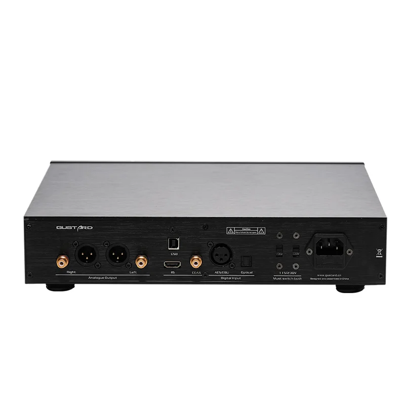 Предпродажа GUSTARD DAC-A22 DAC Dual AK4499 XMOS поддержка DSD512 PCM768 встроенный сбалансированный декодер AC100V-240V