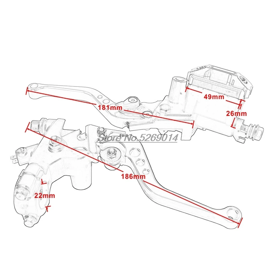 Рычаг сцепления для мотоцикла стоп сигнал тормозной системы велосипеды главный