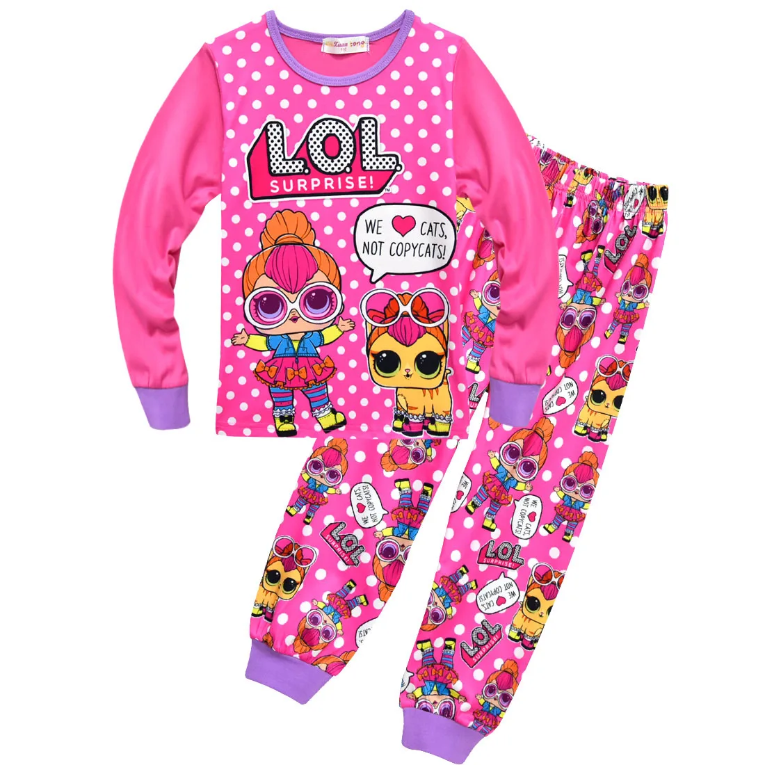 Lol Suprise Original Children's Sets Toddler Pajamas Kids Tracksuit Lol Dolls Pajama Toddler