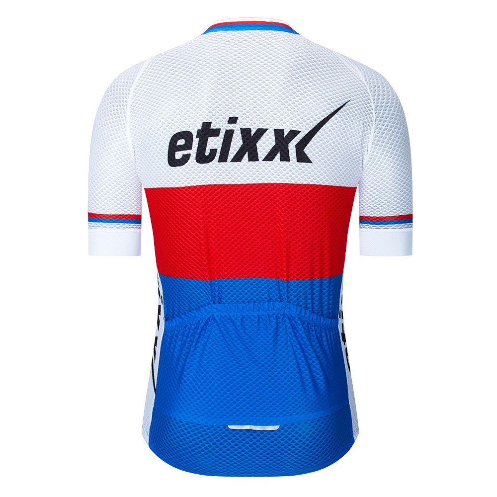 Etixxl Новинка короткий рукав Велоспорт Джерси короткий рукав одежда для велоспорта Италия ткань с лучшим качеством с итальянской лентой манжеты