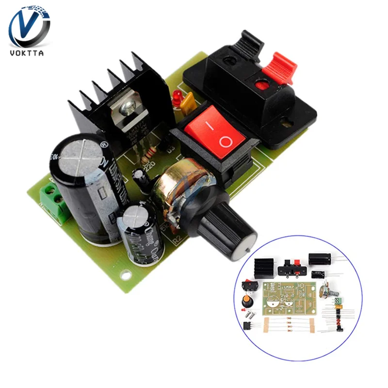 DC 5 V 35 LM317 Шаг вниз Питание модуль переменного тока/постоянного тока Регулируемый