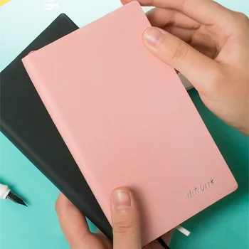 

3 Pcs/Lot Portable Notebook Leather Cover 100 Sheets Schedule Journal Diary Book Mini Memo Notepad Agenda Office School A6078