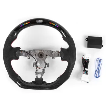 

Carbon Fiber Perforated NAPPA LED Car Steering Wheel Fit for Nissan 370z 2009-2020 Car Modification Accessory