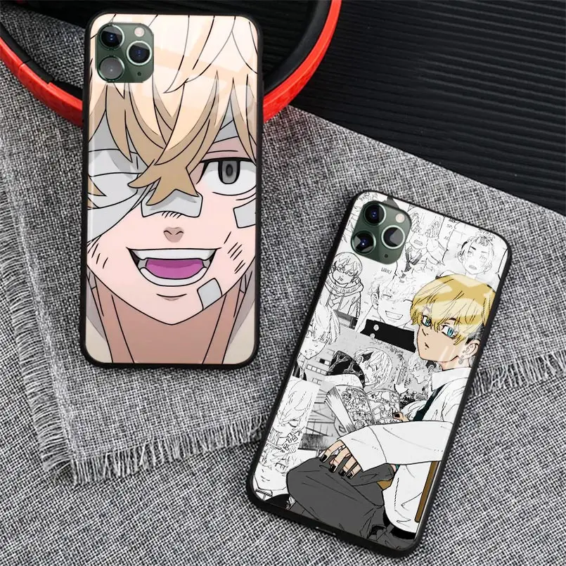 Chifuyu Matsuno Tokyo Revengers Glass Silicone Phone Case FOR IPhone SE 6s 7 8 Plus X XR XS 11 12 13 Mini Pro Max Cover Shell case for iphone 13 pro max