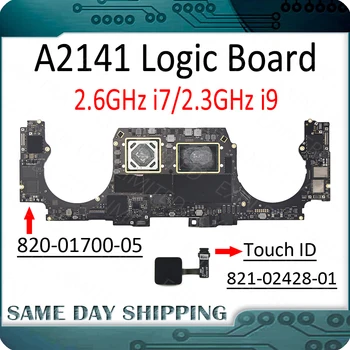 

Laptop A2141 Motherboard Logic Board 2.6/2.3 GHz Core i7/i9 512GB 1TB SSD for Apple MacBook Pro Retina 16" EMC3347 2019 Year