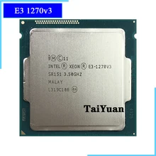 Intel-procesador Intel Xeon E3-1270 v3 E3 1270 v3 E3 1270v3 3,5 GHz Quad-Core de ocho hilos, CPU L2 = 1M L3 = 8M 80W LGA 1150