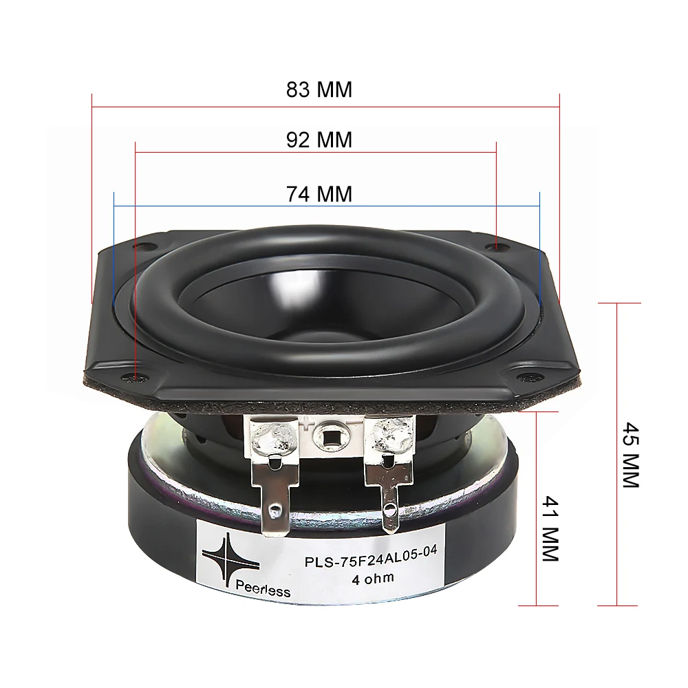 Audio Speakers Bookshelf Bluetooth Portable 2Pcs 3Inch Speaker Driver 4Ohm 40W Full Range AIYIMA Home Theater Sound System