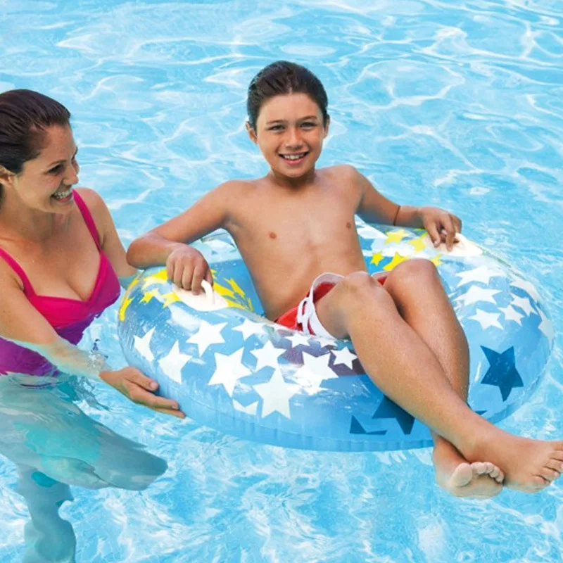 

INTEX 59256 Changing Five-pointed Star with Handle Adult Swimming Tube Life Ring Swim Ring Water Wing