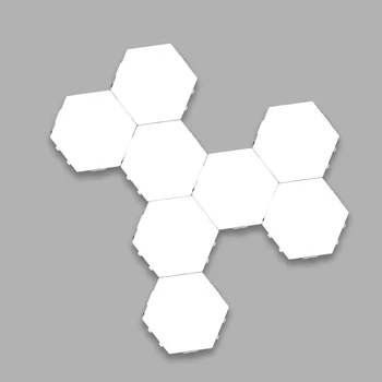 

Quantum Hexagonal Lamps Modular Touch Sensitive Lighting LED Novelty Night Light Magnetic Creative Decoration Smart Wall Lamp