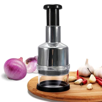 

Garlic Press Stainless Steel Ginger Garlic Crusher Mini Onion Vegetable Cutter Hand Garlic Grinder Presser Mincer Manual Chopper