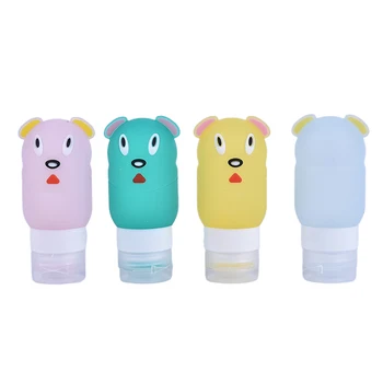 

70ml Silicone Food-grade Bottles Makeup Shampoo Shower Gel Lotion Sub-bottling Tube Cute Travel Squeeze Empty Bottle