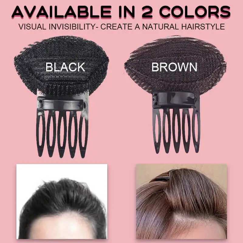 Puff Hair Head Cushion Invisible Insert Fluffy Pad Base Sponge Clip Bun Comb Bump It Up Volume Princess Styling Women Girl Acces
