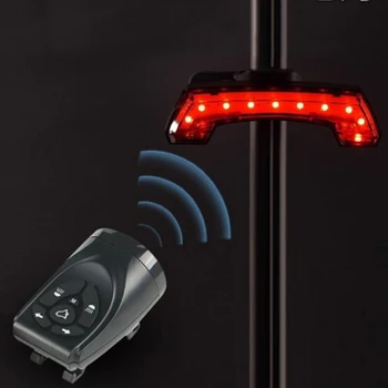 

Mountain Bike Bicycle Remote Control Taillight Speaker Bell Lights Rear Warning