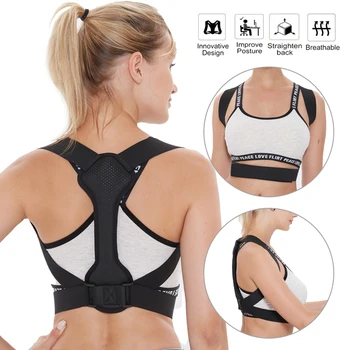 

Back Posture Corrector Women Men Prevent Slouching Relieve Pain Posture Straps, Clavicle Support Brace Back Pain Drop Shipping