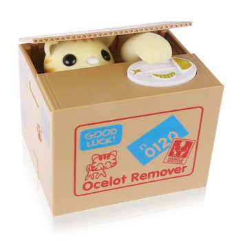 

Cat Money Bank Panda Money Boxes Toy Piggy Banks Gift Kids Money Boxes Automatic Coin Piggy Bank Money Saving Box Gift for Child