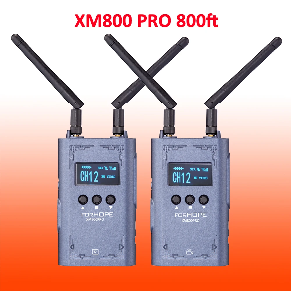 XM800 PRO 800ft Беспроводная система передачи аудио связи HDMI планшет для камеры