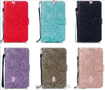 

For Huawei NOVA 5 Honor 9X PRO 20 PRO For Nokia 2.2 3.2 Flower Lace Lotus Wallet PU Leather Pouch Case Stand ID Card Cover 50pcs