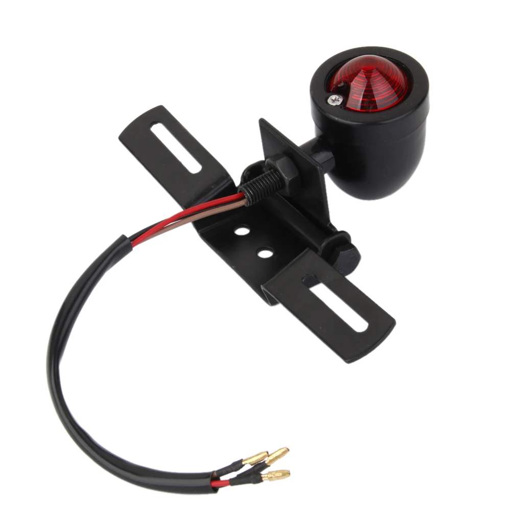 Motorcycle License Plate Tail Light Bracket Mount Custom Bobber Chopper Universal Fits For Honda For Yamaha For Suzuki