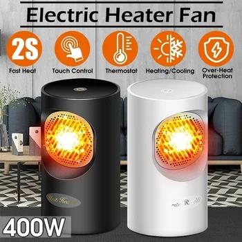 

300W 400W Home Mini Electric Heaters 220V EU Plug Portable Personal Space Warmer for Indoor Heating Camping