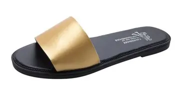 

YEELOCA 2020 Open Toe Fashion Leisure Beach a001 Walk Slippers Flat Color Student Shoes slippers women XS9898