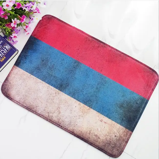 

Grunge National Flag of Russia Doormat Mat Russian Russia Flag Bath Kitchen Door Mat Floor Entrance Rug Carpet Rubber Washable