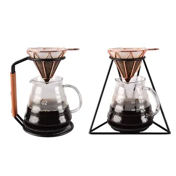 

Coffee Filter Holder Stand Rack Tea Leaves Filter Stander Coffee Filter Baskets Permanent Coffee Dripper Coffee Accessories