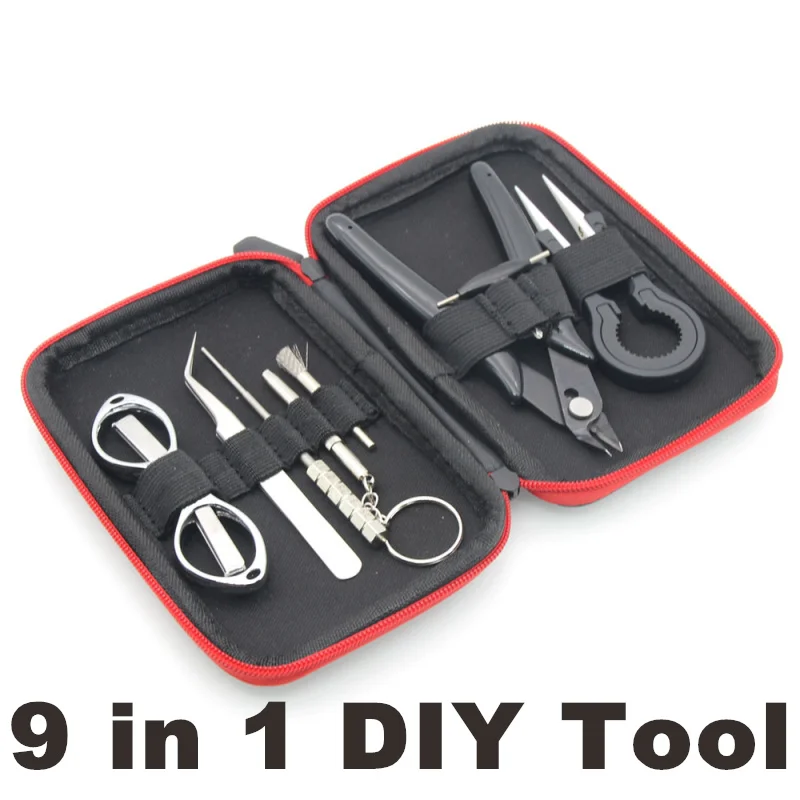 

DIY Tool Bag Tweezers Pliers Wire Heaters Kit Coil Jig Winding Remover Case Opener Repair Tool Kit Set Opener